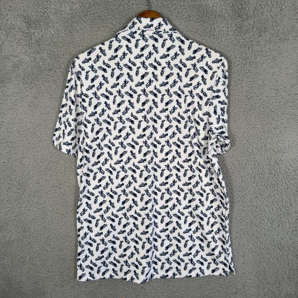 Bad Birdie The Players Men's Polo Golf Caddy By Day Short Sleeve Size Medium - Picture 8 of 9